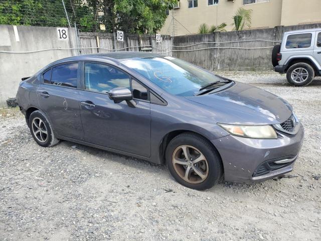 19XFB2F73FE077403 - 2015 HONDA CIVIC SE GRAY photo 4