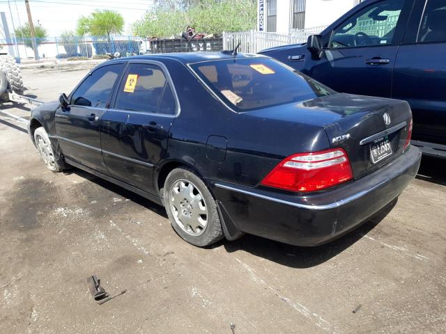 JH4KA96654C007986 - 2004 ACURA 3.5RL BLACK photo 2