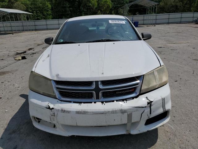 1C3CDZAG9DN621932 - 2013 DODGE AVENGER SE WHITE photo 5