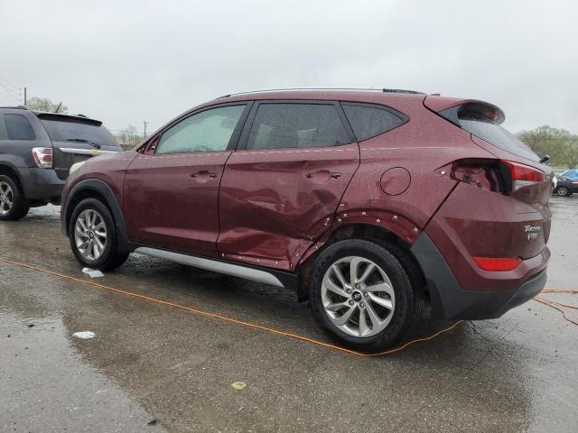 KM8J33A47JU647709 - 2018 HYUNDAI TUCSON SEL BURGUNDY photo 2