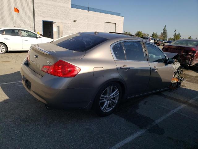 JNKBV61E78M221721 - 2008 INFINITI G35 GRAY photo 3