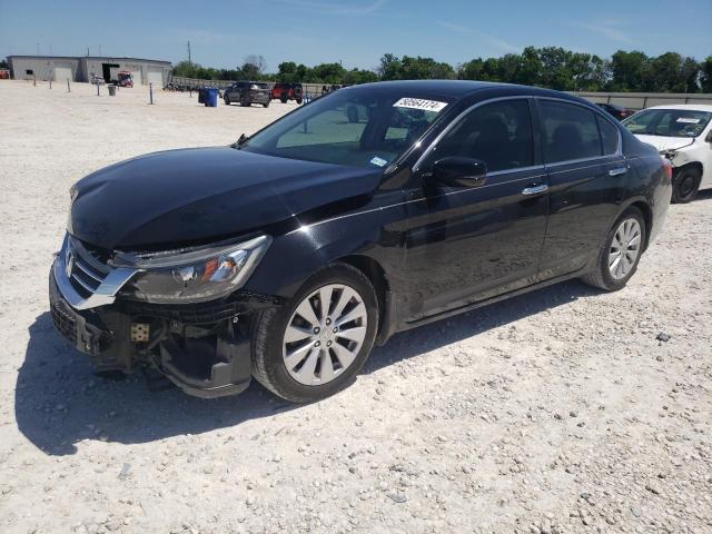 1HGCR2F82EA230718 - 2014 HONDA ACCORD EXL BLACK photo 1