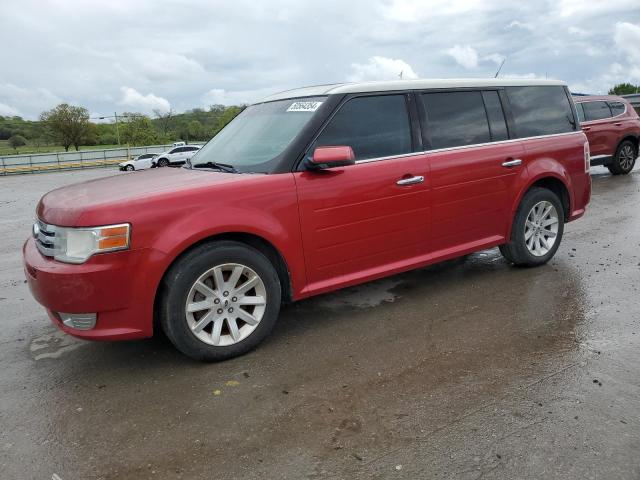 2FMHK6CC5ABB09989 - 2010 FORD FLEX SEL RED photo 1