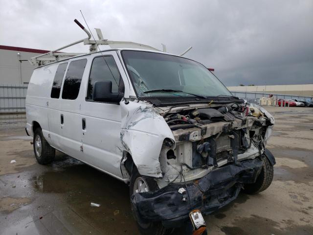 1FTNE1EW1EDA65028 - 2014 FORD ECONOLINE E150 VAN WHITE photo 4