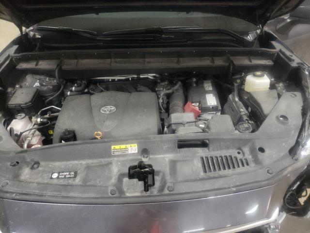 5TDGZRBH7NS233681 - 2022 TOYOTA HIGHLANDER XLE GRAY photo 12