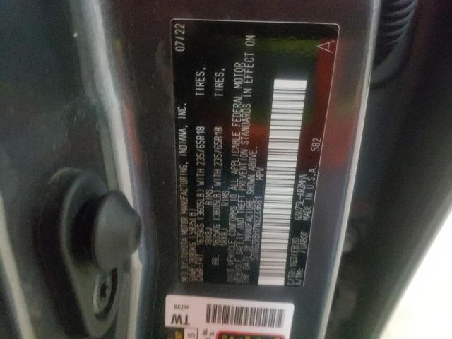 5TDGZRBH7NS233681 - 2022 TOYOTA HIGHLANDER XLE GRAY photo 13