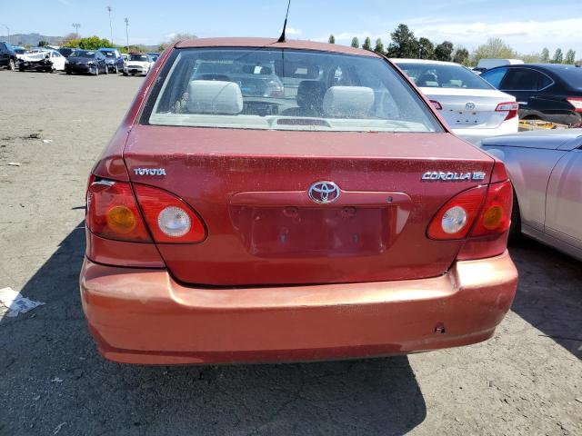 1NXBR32E14Z243738 - 2004 TOYOTA COROLLA CE MAROON photo 6