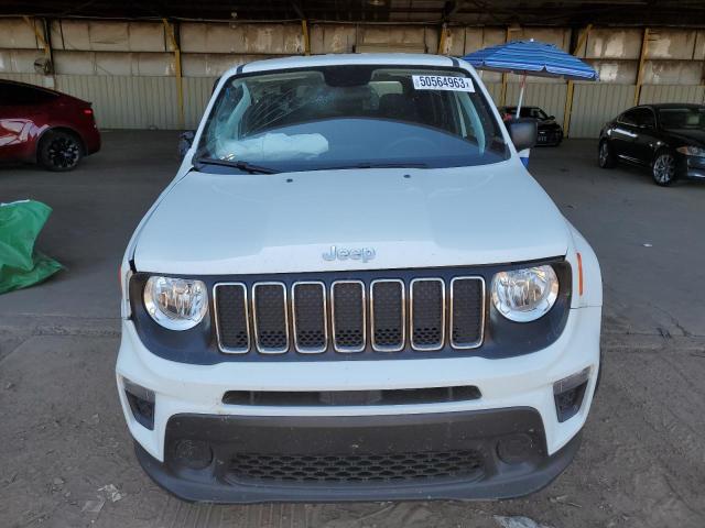 ZACNJAAB7LPK95554 - 2020 JEEP RENEGADE SPORT WHITE photo 5