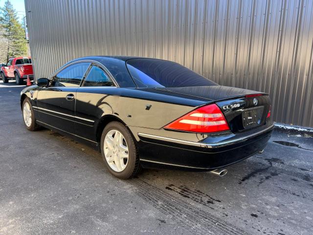 WDBPJ75J12A028536 - 2002 MERCEDES-BENZ CL 500 BLACK photo 3