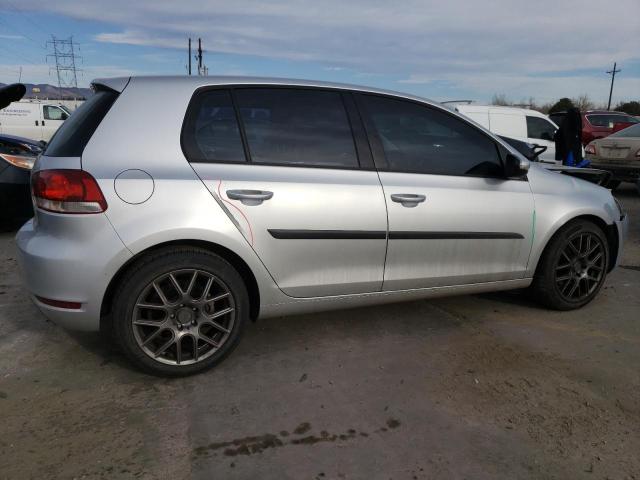WVWDB7AJ8DW004716 - 2013 VOLKSWAGEN GOLF SILVER photo 3