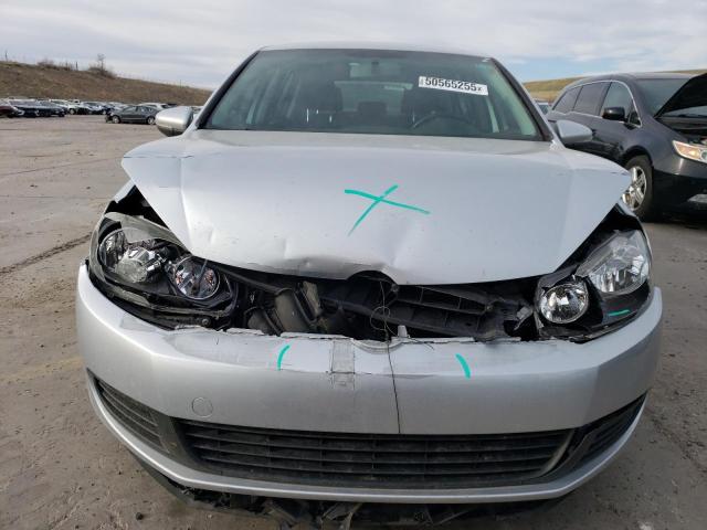 WVWDB7AJ8DW004716 - 2013 VOLKSWAGEN GOLF SILVER photo 5
