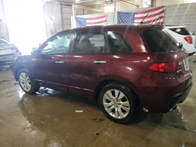 5J8TB1H50BA005808 - 2011 ACURA RDX TECHNOLOGY BURGUNDY photo 2