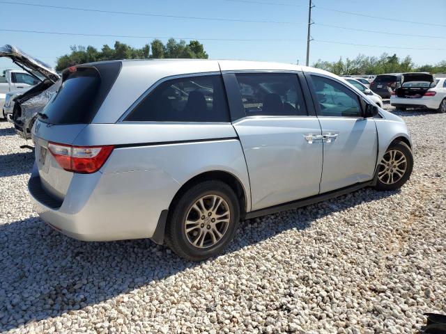 5FNRL5H67DB056433 - 2013 HONDA ODYSSEY EXL SILVER photo 3