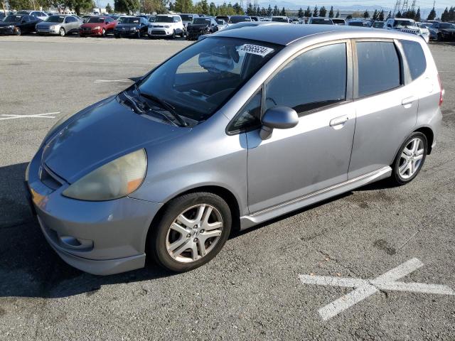 JHMGD37648S053359 - 2008 HONDA FIT SPORT GRAY photo 1