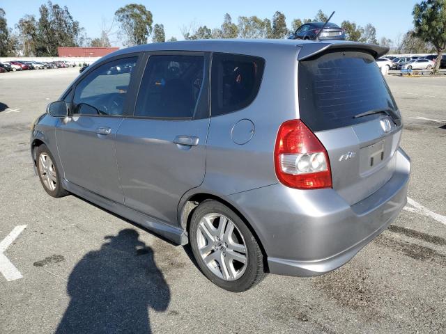 JHMGD37648S053359 - 2008 HONDA FIT SPORT GRAY photo 2