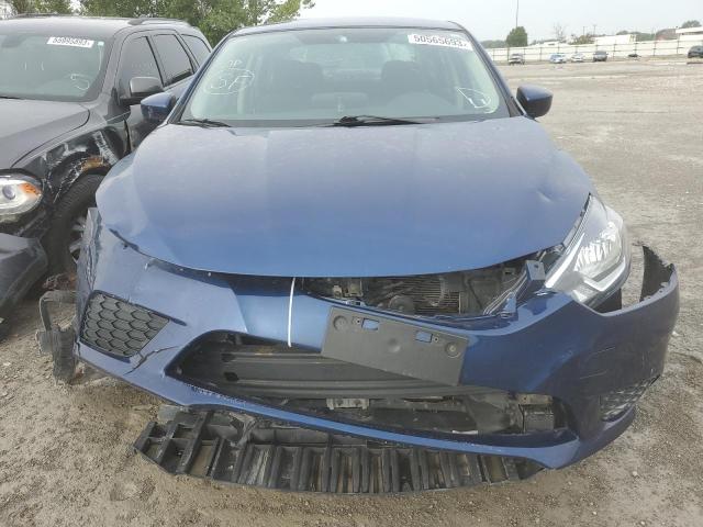 3N1AB7APXJY245241 - 2018 NISSAN SENTRA S BLUE photo 5