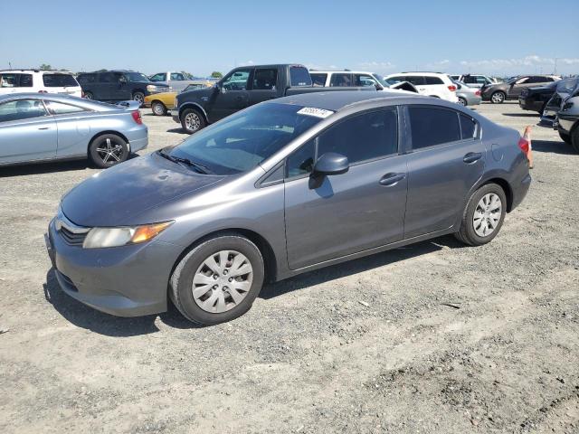 JHMFB2F52CS003900 - 2012 HONDA CIVIC LX GRAY photo 1