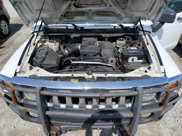 5GTDN136868297935 - 2006 HUMMER H3 WHITE photo 11