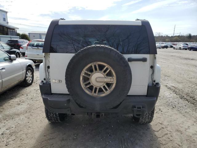 5GTDN136868297935 - 2006 HUMMER H3 WHITE photo 6