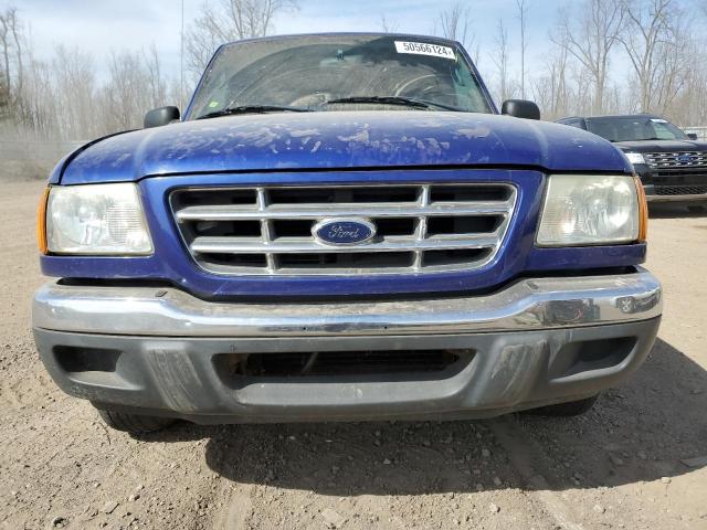 1FTYR44V83PA16514 - 2003 FORD RANGER SUPER CAB BLUE photo 5