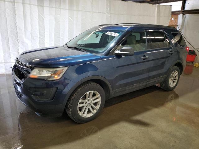 1FM5K8BH9HGC36338 - 2017 FORD EXPLORER BLUE photo 1