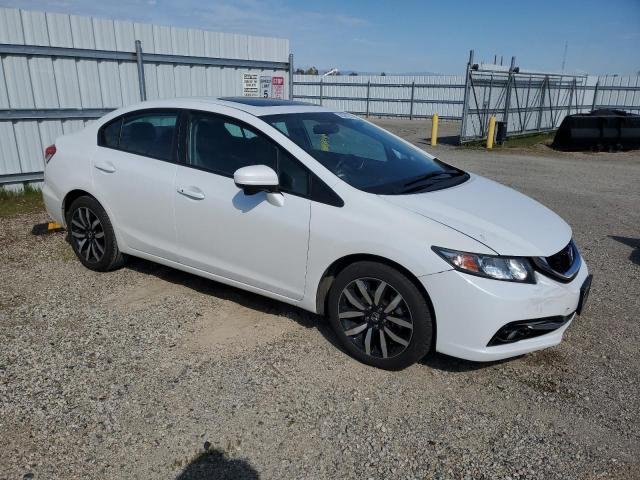 19XFB2F94FE251092 - 2015 HONDA CIVIC EXL WHITE photo 4