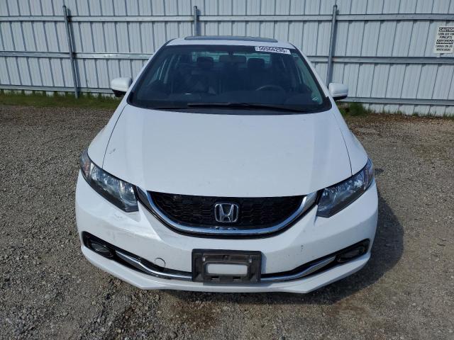 19XFB2F94FE251092 - 2015 HONDA CIVIC EXL WHITE photo 5