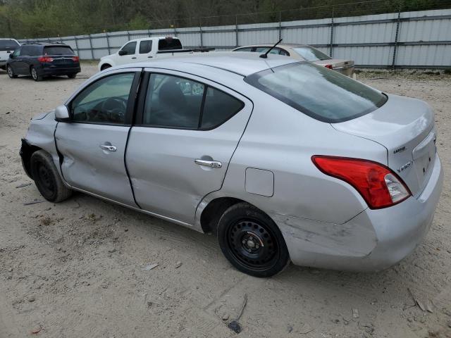 3N1CN7AP5CL881355 - 2012 NISSAN VERSA S SILVER photo 2