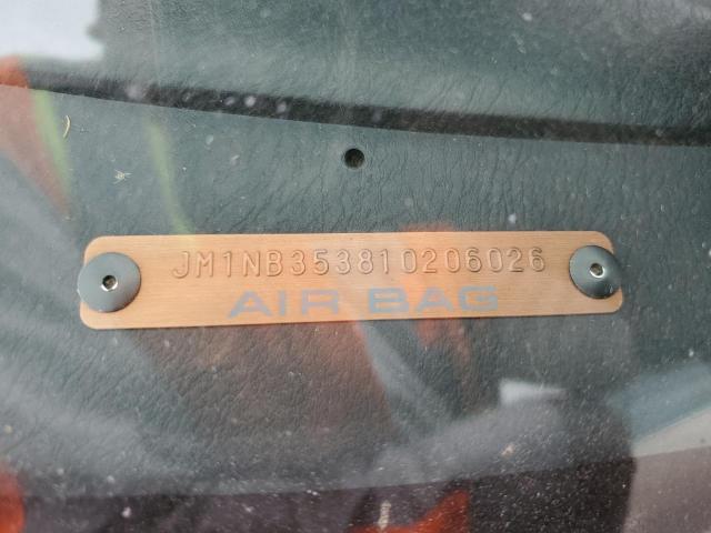 JM1NB353810206026 - 2001 MAZDA MX-5 MIATA BASE BLACK photo 12