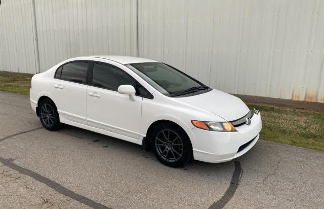 1HGFA16508L101020 - 2008 HONDA CIVIC LX WHITE photo 1