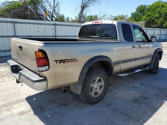5TBRT34122S259892 - 2002 TOYOTA TUNDRA ACCESS CAB ბეჟი ფოტო 3
