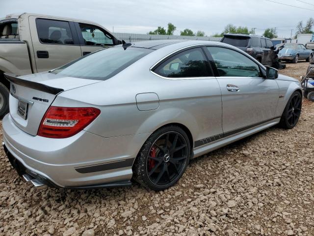 WDDGJ7HB0FG389013 - 2015 MERCEDES-BENZ C 63 AMG SILVER photo 3