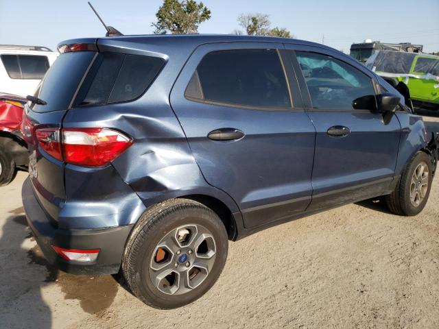 MAJ3S2FE7MC445772 - 2021 FORD ECOSPORT S BLUE photo 3