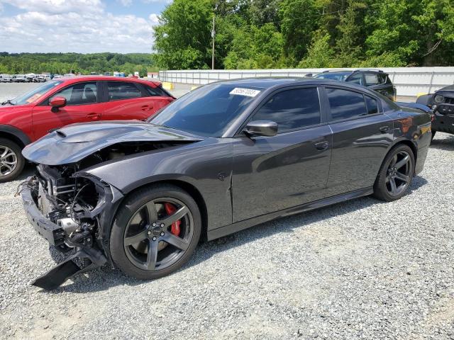 2C3CDXL90KH685706 - 2019 DODGE CHARGER SRT HELLCAT GRAY photo 1