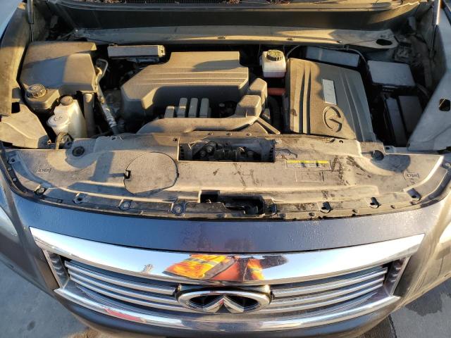 5N1CL0MN5EC527527 - 2014 INFINITI QX60 HYBRID GRAY photo 12