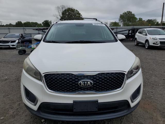 5XYPG4A33GG047229 - 2016 KIA SORENTO LX WHITE photo 5