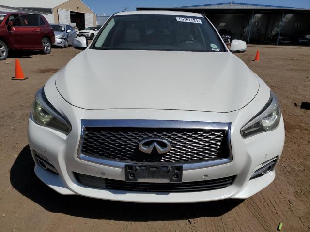 JN1EV7ARXGM341764 - 2016 INFINITI Q50 PREMIUM WHITE photo 5