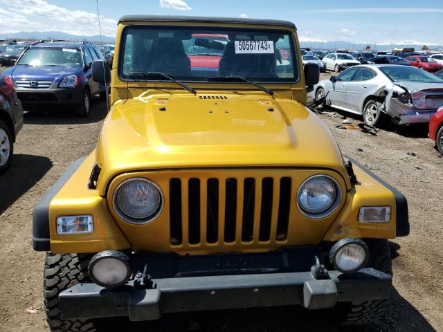 1J4FA49S03P328110 - 2003 JEEP WRANGLER / SPORT GOLD photo 5