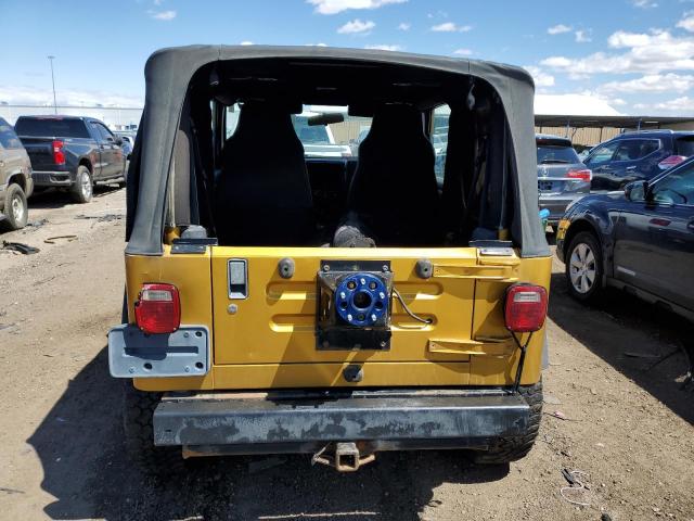 1J4FA49S03P328110 - 2003 JEEP WRANGLER / SPORT GOLD photo 6