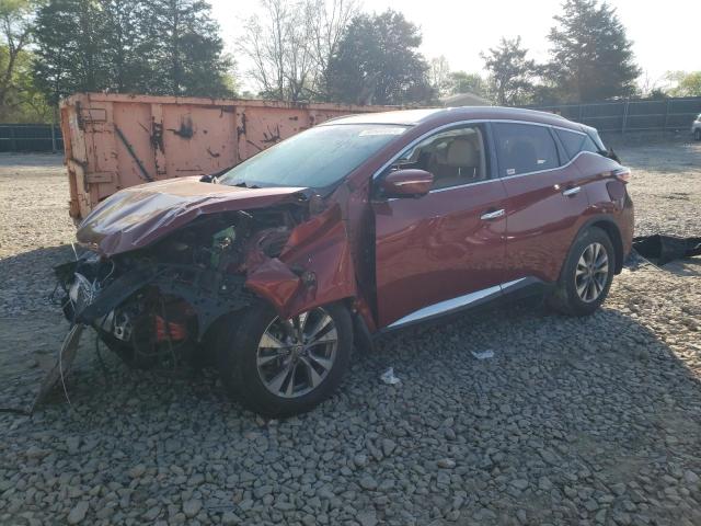 5N1AZ2MG5FN247745 - 2015 NISSAN MURANO S MAROON photo 1