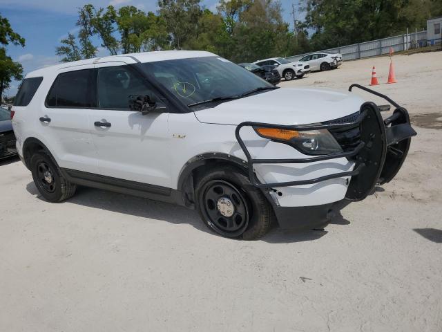 1FM5K8AR7FGC51458 - 2015 FORD EXPLORER POLICE INTERCEPTOR თეთრი ფოტო 4