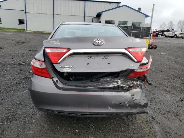 4T4BF1FK6GR556985 - 2016 TOYOTA CAMRY LE GRAY photo 6
