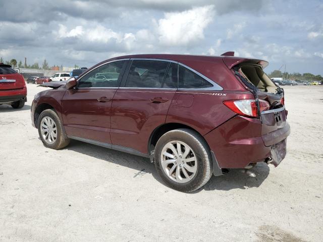 5J8TB3H55JL009027 - 2018 ACURA RDX TECHNOLOGY BURGUNDY photo 2