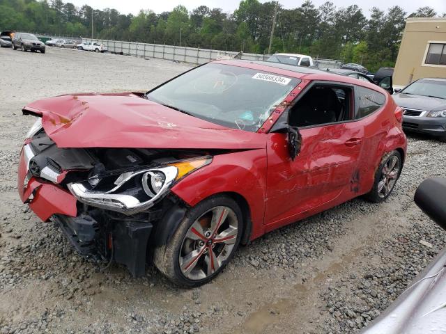 KMHTC6AD2HU318114 - 2017 HYUNDAI VELOSTER A RED photo 1