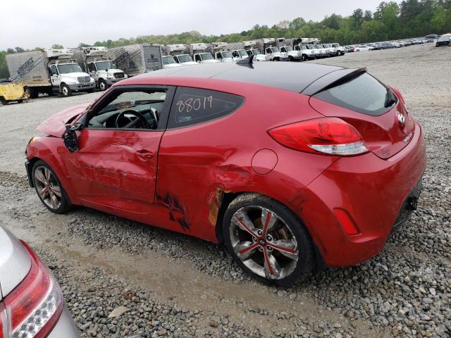 KMHTC6AD2HU318114 - 2017 HYUNDAI VELOSTER A RED photo 2