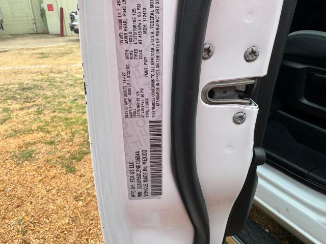 3C6UR5DL2NG436044 - 2022 RAM 2500 BIG HORN/LONE STAR WHITE photo 10