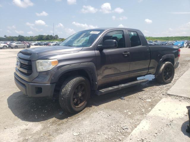 5TFRM5F1XFX083817 - 2015 TOYOTA TUNDRA DOUBLE CAB SR/SR5 GRAY photo 1