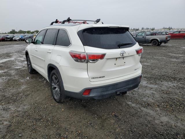 5TDJKRFH2GS330200 - 2016 TOYOTA HIGHLANDER XLE WHITE photo 2