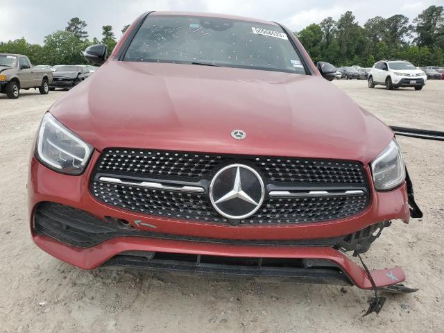 W1N0J8EB4NG014304 - 2022 MERCEDES-BENZ GLC COUPE 300 4MATIC RED photo 5