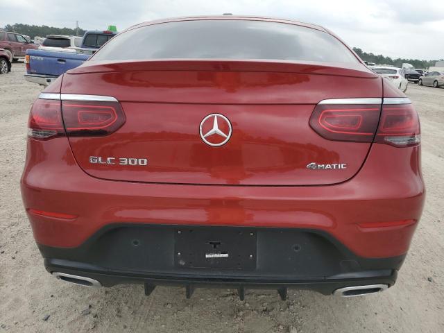 W1N0J8EB4NG014304 - 2022 MERCEDES-BENZ GLC COUPE 300 4MATIC RED photo 6